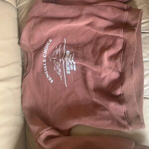 Brown Graphic Sweatshirt